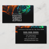 Beruflicher Maldienst Visitenkarte (Vorne/Hinten)