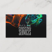 Beruflicher Maldienst Visitenkarte (Vorderseite)