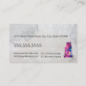 Beruflicher Maldienst Visitenkarte (Rückseite)