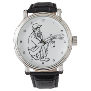 Beruflicher Maler Armbanduhr