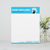 beruflicher Maler Briefkopf (Stehend Vorderseite)