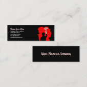 beruflicher Maler Mini Visitenkarte (Vorne/Hinten)