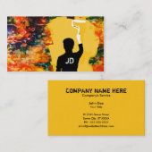 beruflicher Maler Visitenkarte (Vorne/Hinten)