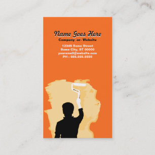 beruflicher Maler Visitenkarte