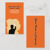 beruflicher Maler Visitenkarte (Vorne/Hinten)