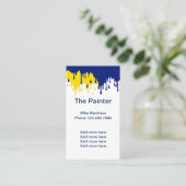 Beruflicher Maler Visitenkarte (Stehend Vorderseite)