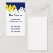 Beruflicher Maler Visitenkarte (Vorne/Hinten)