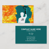 beruflicher Maler Visitenkarte (Vorne/Hinten)