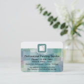 Beruflicher Maler Visitenkarte (Stehend Vorderseite)