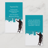 Beruflicher Malerei-Service Visitenkarte (Vorne/Hinten)