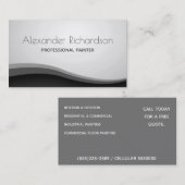 Beruflicher Malerservice Visitenkarte (Vorne/Hinten)