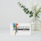 Beruflicher Malservice Visitenkarte (Stehend Vorderseite)