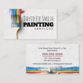 Beruflicher Malservice Visitenkarte (Vorne/Hinten)