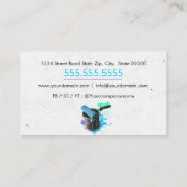 Beruflicher Malservice Visitenkarte (Rückseite)