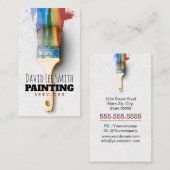Beruflicher Malservice Visitenkarte (Vorne/Hinten)