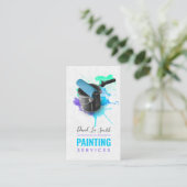 Beruflicher Malservice Visitenkarte (Stehend Vorderseite)