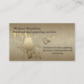 Beruflicher Malservice Visitenkarte (Vorderseite)