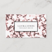 Beruflicher Marmor Visitenkarte (Vorderseite)