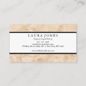 Beruflicher Marmor Visitenkarte (Rückseite)