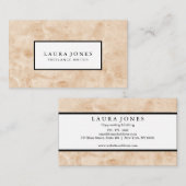 Beruflicher Marmor Visitenkarte (Vorne/Hinten)