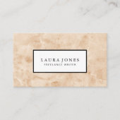 Beruflicher Marmor Visitenkarte (Vorderseite)