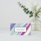 Beruflicher Marmor Visitenkarte (Stehend Vorderseite)