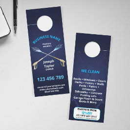 Beruflicher Maskulindruck Wash Power waschen Türanhänger