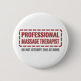 Beruflicher Massage-Therapeut Button