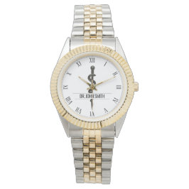 Beruflicher medizinischer Asclepius Armbanduhr