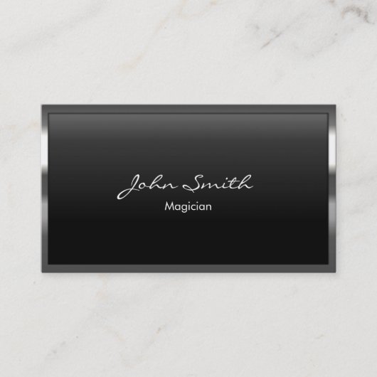 Beruflicher Metallgrenzmagier Visitenkarte (Vorderseite)