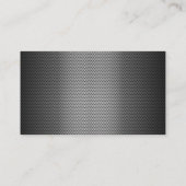 Beruflicher Metallic Limo & Taxi Service Visitenkarte (Rückseite)