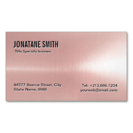 Beruflicher Metallic Look Magnetische Visitenkarte