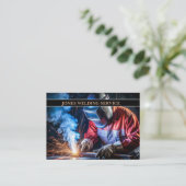 Beruflicher Metallschweißer, Fabrikation, AN Visitenkarte (Stehend Vorderseite)