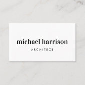 Beruflicher minimaler moderner QR-Code Visitenkarte (Vorderseite)