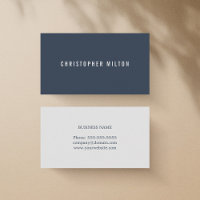 Beruflicher Minimalistischer Blue Light Gray Berat