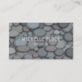 Beruflicher Minimalistischer Fluss Rock Hintergrun Visitenkarte