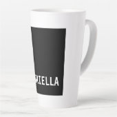 Beruflicher minimalistischer individuelle Name Sch Milchtasse (Rechte Ecke)