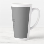 Beruflicher minimalistischer moderner Handschrifte Milchtasse (Rechts)