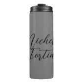 Beruflicher minimalistischer moderner Handschrifte Thermosbecher (Vorderseite)