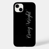 Beruflicher Minimalistischer Name Personalisiert Case-Mate iPhone Hülle (Rückseite)