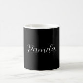 Beruflicher Minimalistischer Name Personalisiert Kaffeetasse (Mittel)