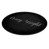 Beruflicher Minimalistischer Name Personalisiert Schneidebrett (Ecke)