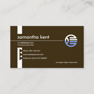 Beruflicher Minimalistischer Vorstandsvorsitzender Visitenkarte