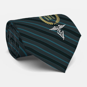 Beruflicher mit Monogramm Veterinärschiefer Krawatte