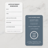 Beruflicher moderner Arzt für Minimalistische Medi Terminkarte (Vorne/Hinten)