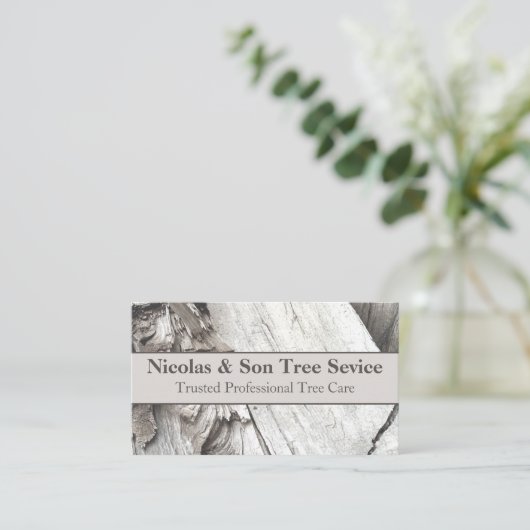 Beruflicher moderner Baum-Entfernungsdienst Visitenkarte (Stehend Vorderseite)