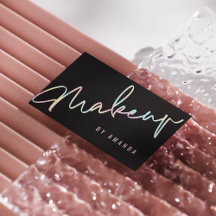 Beruflicher, moderner Black Makeup-Künstler