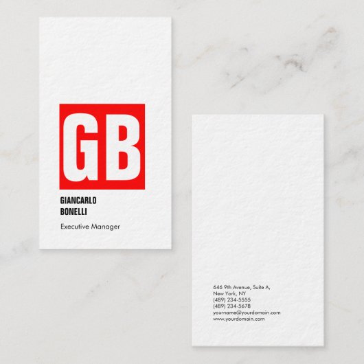 Beruflicher, moderner, dicker Luxus Visitenkarte (Vorne/Hinten)