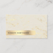 Beruflicher, moderner, einfacher vergoldeter Metal Visitenkarte (Vorderseite)