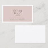 Beruflicher moderner eleganter Minimalistischer Visitenkarte (Vorne/Hinten)